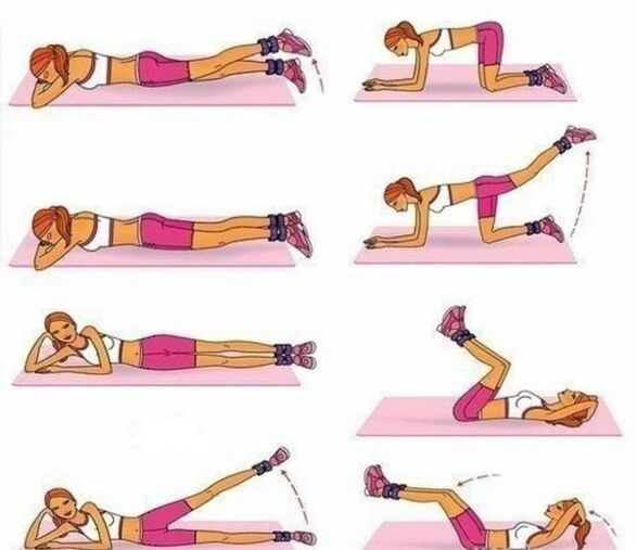 a set of exercises for weight loss